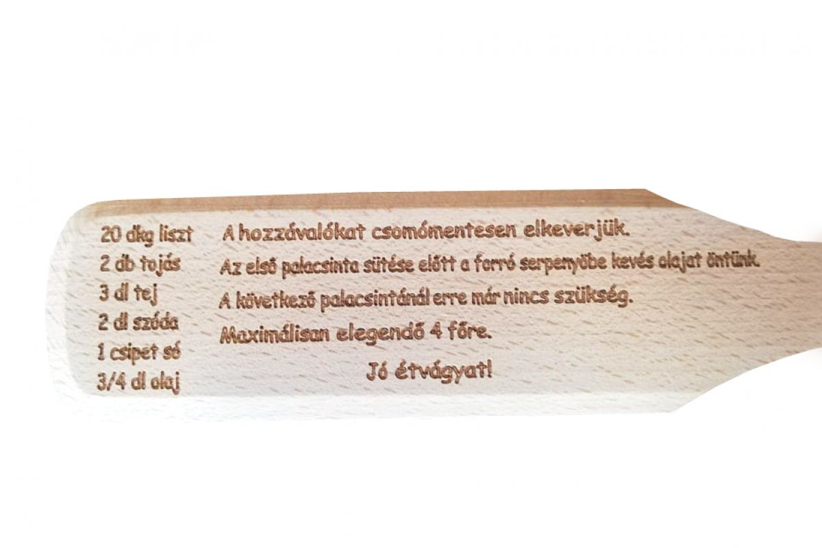 Palacsintaforgató recepttel