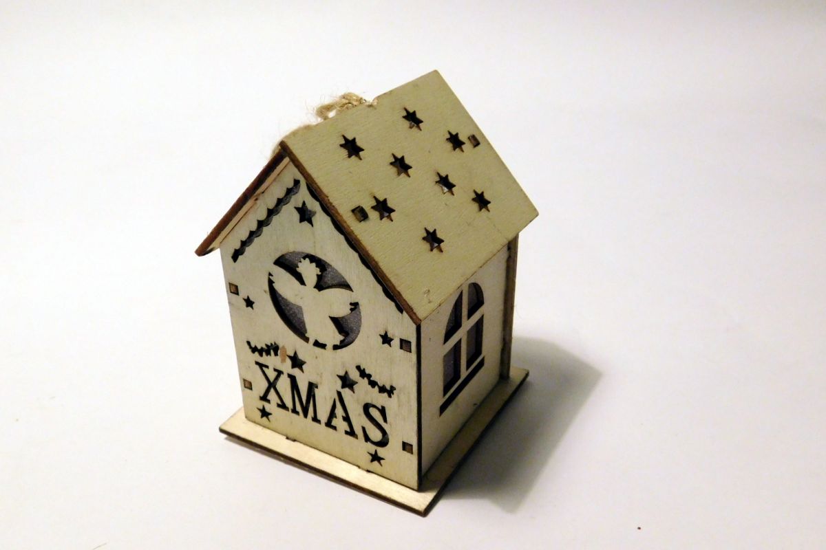 Dísz- Xmas házikó