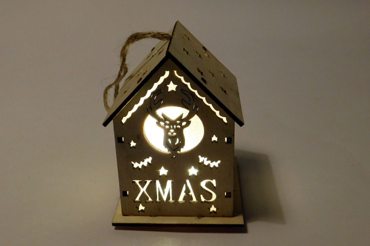 Dísz- Xmas házikó